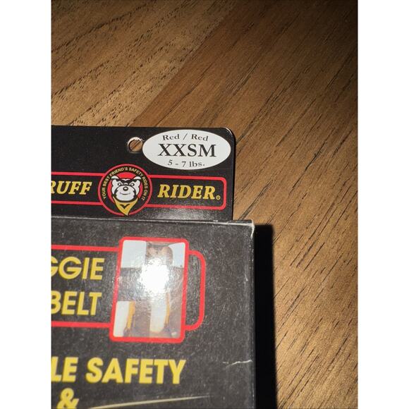 Ruff Rider Canine Dog Vehicle Restraint Multi Use Harness RED XXSM 5-7 lbs New - Picture 4 of 5